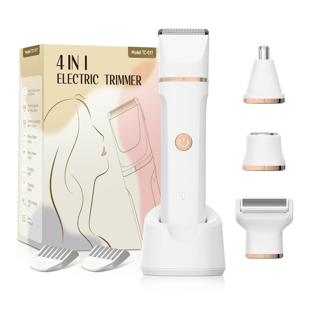 Freyars 4-in-1 trimmer body-head: versatile grooming for body and facial areas.