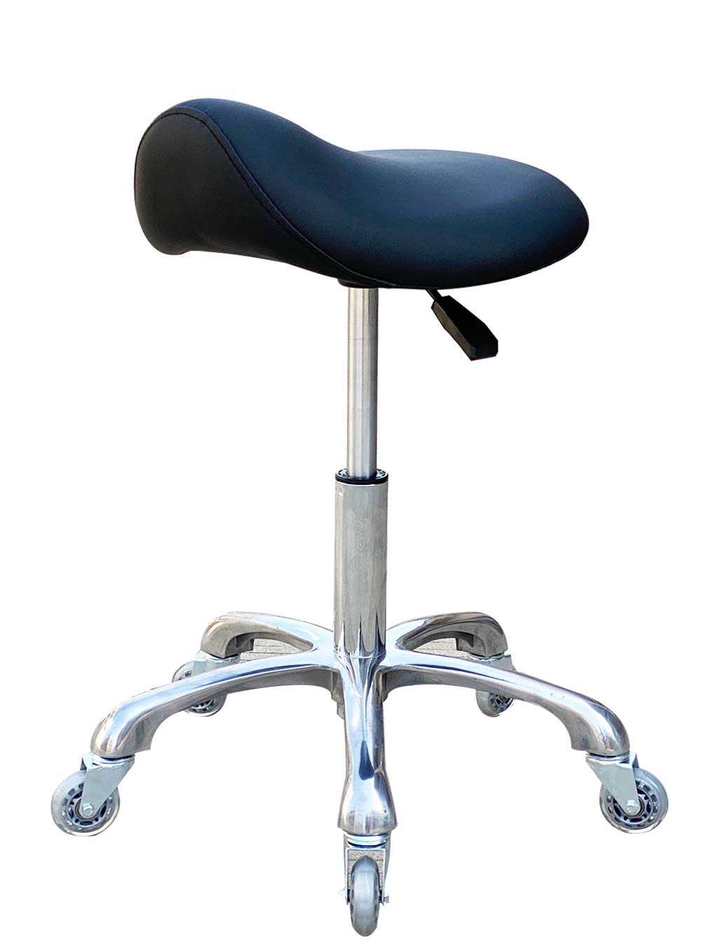FRNIAMC saddle-stool seat-design supports upright posture for long sessions.