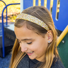 FROG SAC glitter headbands 13-inch size fits kids to teens