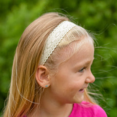 FROG SAC adjustable back headband—comfortable fit for kids and teens.