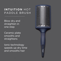 Fromm Intuition 2-in-1 dry and straighten feature in action