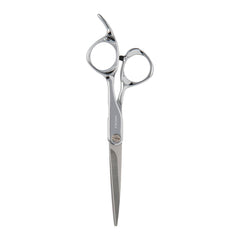 Fromm Professional Explore polished silver hair scissors close-up blade for precise cuts