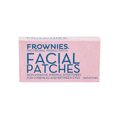 Frownies forehead patches close-up, gentle adhesion for smoothing fine lines.