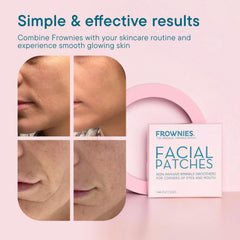 Frownies overnight-application-steps for smoothing lines