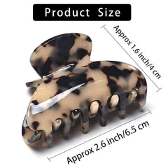Fsmiling interlocking-teeth hair clip with protective spring enables hassle-free styling.