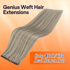 Full Shine hand-tied remy hair close-up highlights premium strand quality
