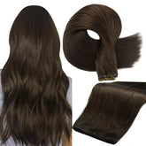 Full Shine sew-in hand tied weft close-up for seamless, natural-looking blend