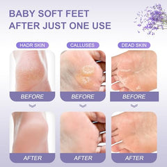 FUNNIR Foot Peeling Mask revitalized feet with natural extracts for nourishment.