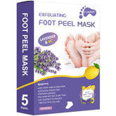 FUNNIR Foot Peeling Mask wearable design enables easy, mess-free application.