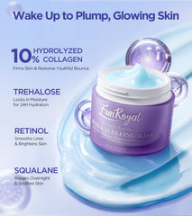 FunRoyal premium brush used to apply the clay mask for even coverage.