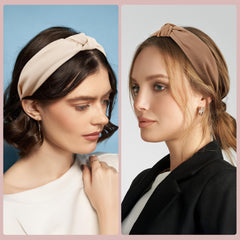Funtopia headbands solid colors black closeup for timeless accessory