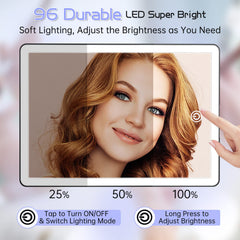 FUNTouch detachable 10x magnifying mirror for detailed makeup work