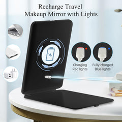 FUNTOUCH folding travel mirror compact design makes packing easy and ready on the go