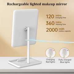 FUNTOUCH vanity mirror uses 84 LEDs for bright, even illumination