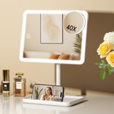FUNTOUCH vanity mirror with lights for clear makeup application