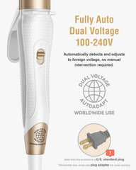 FURIDEN LITE dual voltage travel iron enables international styling.