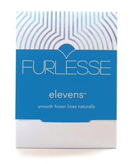 Furlesse Elevens patch closeup: clear, skin-safe design for smoothing frown lines overnight.
