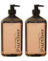 Further glycerin hand soap front view bottle with refreshing bergamot fragrance.