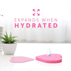 Fushay facial sponges for makeup removal and gentle exfoliation on all skin types.