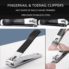 Fuwddy ergonomic toenail clipper with curved blade aiding deep nail groove access