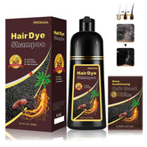 Fvquhvo Instant Black Hair Shampoo bottle front offers quick gray coverage for daily touch-ups.