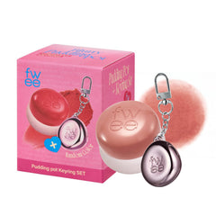 fwee Blurry Pudding Pot close-up shows creamy blush texture for natural radiance.