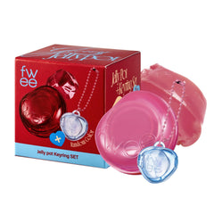 fwee glowy jelly pot sugar coat coral pink swatch for dewy lips