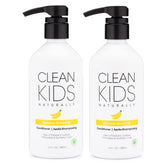 Gabriel Cosmetics Clean Kids Conditioner bottle-front highlighting all-natural formula for gentle conditioning.