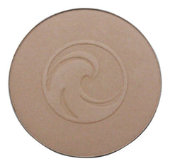 Gabriel Cosmetics pressed mineral powder swatch demonstrates a natural-light shade match for subtle coverage.
