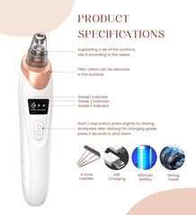 Gackoko five probes set for targeted skin cleaning
