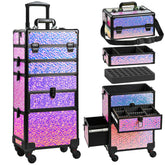 GALHUBIS makeup train case with drawers for quick access during busy salon tasks