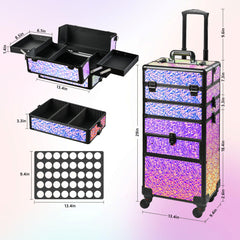 GALHUBIS lower tray holds nail polish bottles with foam holder organized