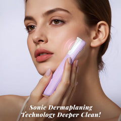 Galtxen Sonic Dermaplaning Tool three-speed settings for personalized skincare sessions.