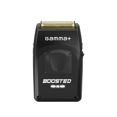 GAMMA+ Boosted cordless double foil shaver front view for fast, precise grooming.