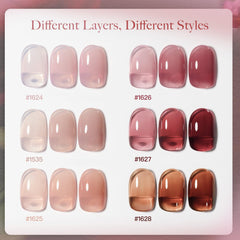 GAOY base and top coats for long lasting glossy finishes.