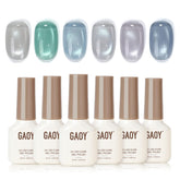 GAOY Cat Eye gel polish set packaging for easy at-home manicures