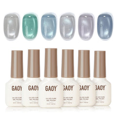 GAOY Cat Eye gel polish set packaging for easy at-home manicures