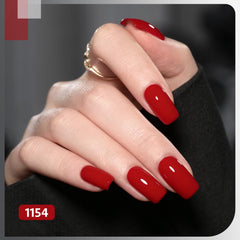 GAOY gel nail polish set black bottle for dramatic shade and durable wear