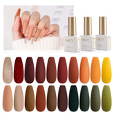 GAOY gel nail polish set color palette for at-home stylish manicures
