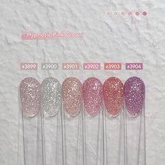 GAOY Glitter Jelly Gel Nail Polish Crushed Diamond delivers luxe glitter finish.