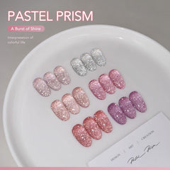 GAOY Glitter Jelly Gel Nail Polish Purple adds vibrant sparkle for stylish nails.