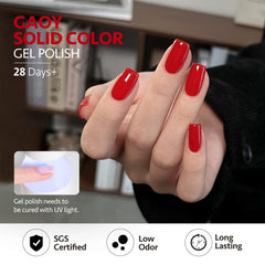 GAOY wine-silk gloss shade offers radiant finish for salon-quality manicure