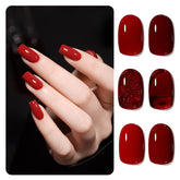 GAOY Viva Chili gel polish set bottles front for vibrant manicure options.