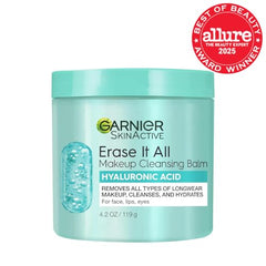 Garnier bálsamo desmaquillante hidrata 24 horas al retirar maquillaje.