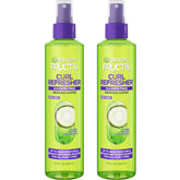 Garnier Fructis Curl Refresher bottle dispense mist for instant frizz control between washes