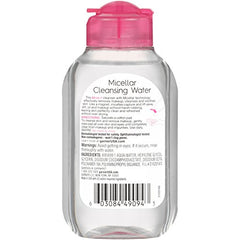Garnier Micellar Cleansing Water used on eyes for gentle eye makeup removal