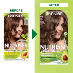 Garnier Nutrisse 100% gray coverage with color boost technology