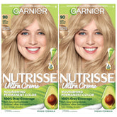 Garnier Nutrisse ampoule-pour shows nourishing oils blending into color for even coverage