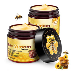 GARPGONA Bee Venom Cream jar close-up for deep hydration and radiant skin.