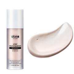 GASHINA STORY Atomy Healthy Glow Base swirl application for an even, luminous finish